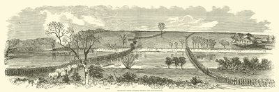 1862年12月、ラッパハノックを横切るフランクリン大管区 作： American School