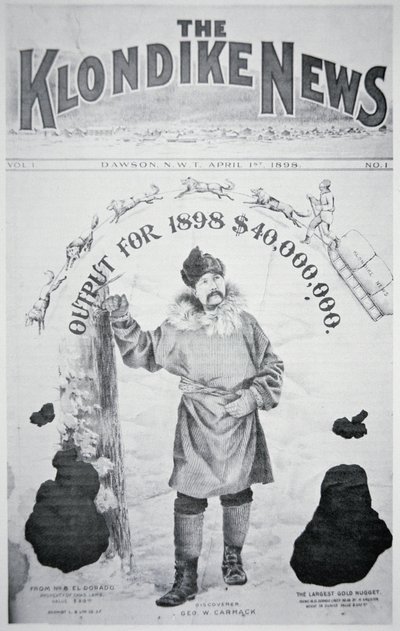 The Klondike News」のフロントカバー 作： American School