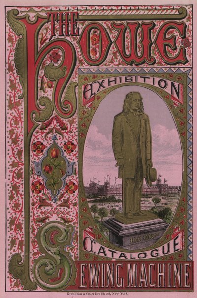 ハウミシン展カタログの表紙、1876 作： American School