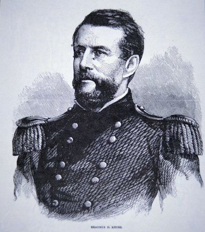 エラスムス・キーズ将軍（1810-95）（彫刻 作： American School