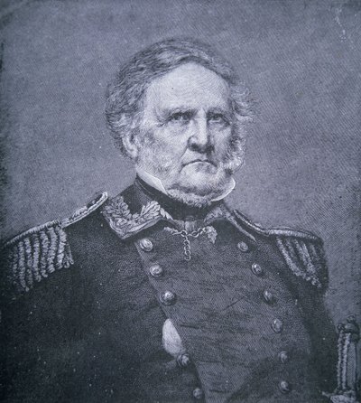 ウィンフィールド・スコット将軍（1786-1866）（彫刻 作： American School