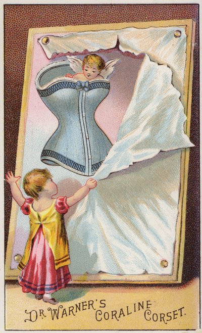 コルセットの画像を見て女の子 作： American School