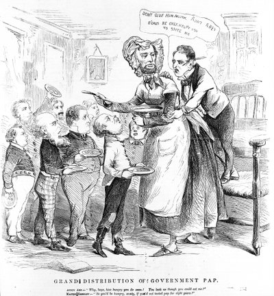 ユーモアの戦争からの政府PAPの壮大な分布 作： American School