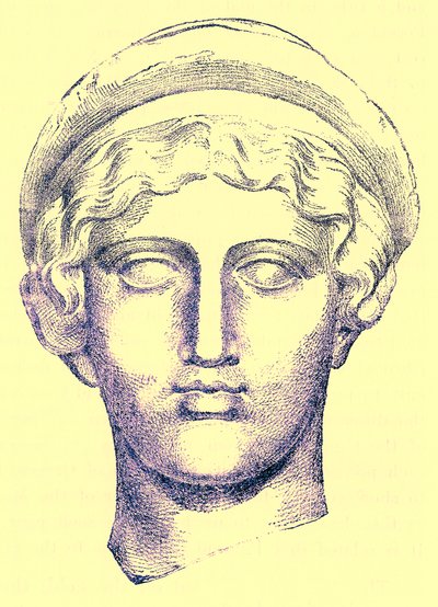 ヘーベ、ビクターデュルイによるギリシャの歴史からの挿絵、1890年発行（デジタル拡張画像） 作： American School