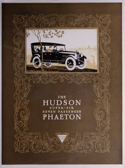 ハドソンスーパーシックスセブンパッセンジャーフェートン、1923 作： American School