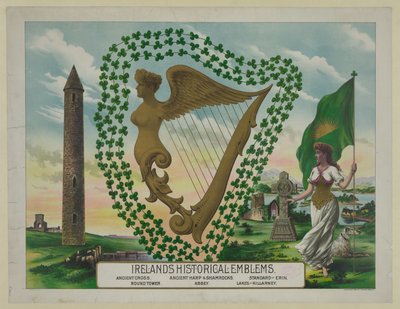 アイルランドの歴史的エンブレム、1894 作： American School