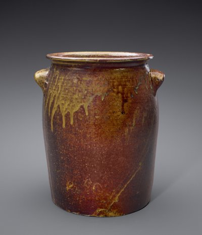 瓶、1850年以降（おそらくアルカリ釉石器） 作： American School