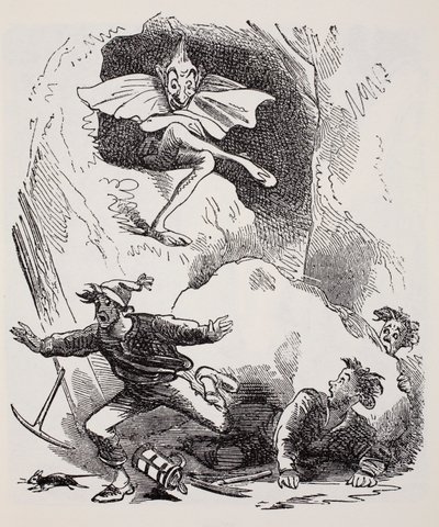 コボルズ、ワールドガイドからノーム、妖精、エルフ、その他の小さな人々までThomas Keightley（1789-1872）1880年発行（BW Engraving） 作： American School