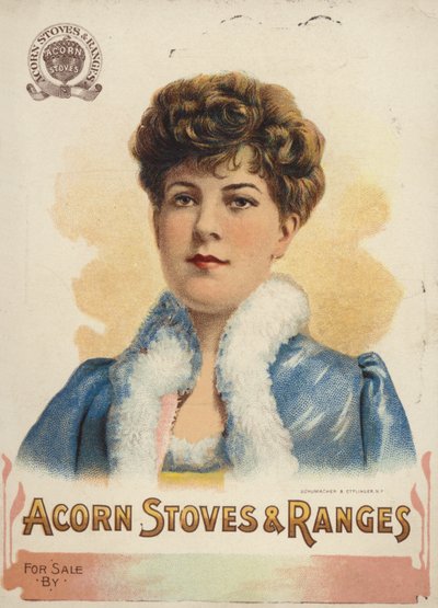 ブルーコートの女性 作： American School