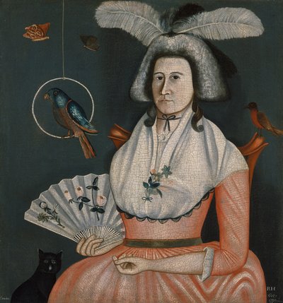 彼女のペットを持つ女性 作： American School
