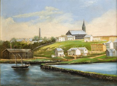 1862年以降のバンカーヒルの風景 作： American School