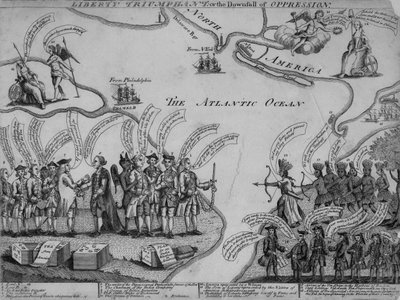 自由の勝利、または弾圧の没落、1773 作： American School