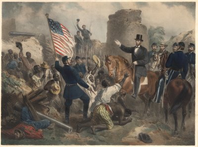 シティポイント、パブのリンカーン。 1865 作： American School