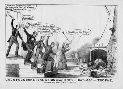 ロコ・フォコの驚き、または、The Orful kat-asstrophe、HRロビンソン、ニューヨーク、1838年発行 作： American School