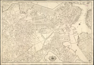 ボストンの地図：12月1日 作： American School