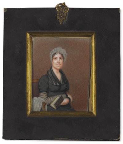 Maria Bowne Osgood、1789年頃（象牙にc付き） 作： American School