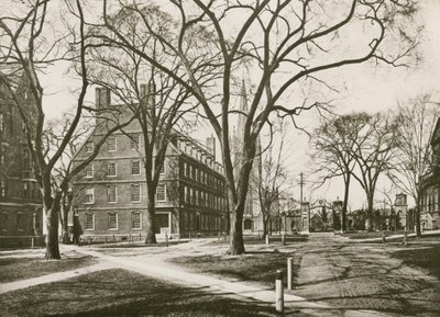 マサチューセッツホール、ハーバード大学、ケンブリッジ（グラビア） 作： American School