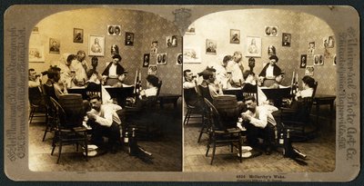 マッカーシーズウェイク（パート1）、1899（ステレオグラフ） 作： American School