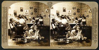 マッカーシーズウェイク（パート3）、1899（ステレオグラフ） 作： American School