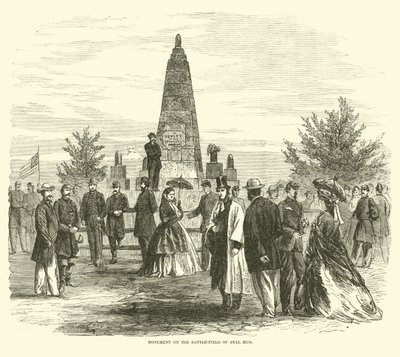 ブルランの戦場の記念碑、1862年9月 作： American School