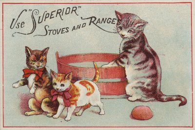 子猫と母猫 作： American School