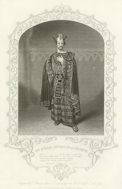 MKean Buchanan氏、Macbeth、Act III、シーンi 作： American School