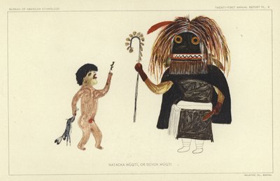 ナタッカ・ククティ、またはソヨク・ウクティ（カラーリトグラフ） 作： アメリカの学校