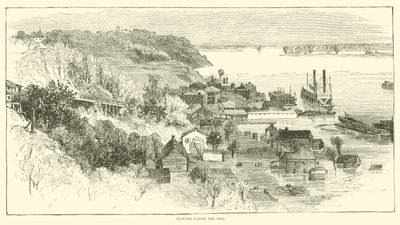 1862年5月、丘の下のナチェス 作： American School