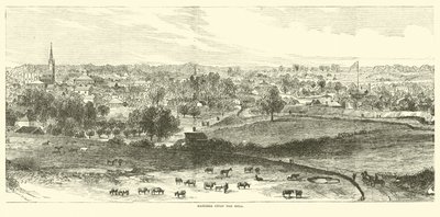 1862年5月、丘の上のナチェズ 作： American School