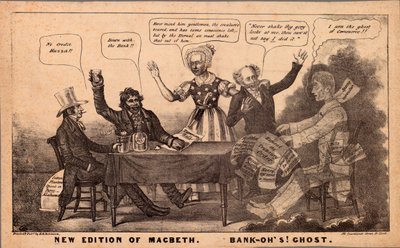 マクベスの新版。 Bonk-Ohs！ゴースト、1837 作： American School