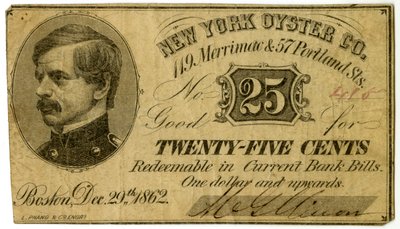 New York Oyster Co.、119 Merrimac＆57 Portland St.、1862 作： American School