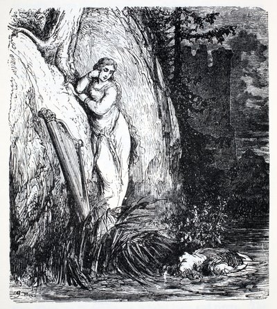 ニクス、ワールドガイドからノーム、妖精、エルフ、その他の小さな人々までThomas Keightley（1789-1872）発行1880、（BW Engraving） 作： American School