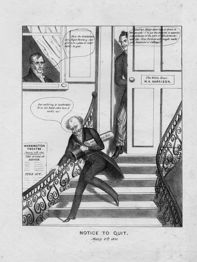 終了のお知らせ：1841年3月4日 作： American School