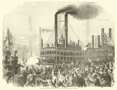1863年7月、ミシシッピ州の開所、インペリアルのニューオーリンズ到着 作： American School