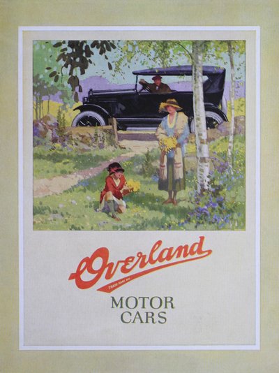 オーバーランドモーターカー、1923 作： American School