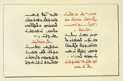 シリアの聖書のページ 作： American School