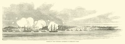 1862年6月、ファラガッツ艦隊によるヴィックスバーグ電池の通過 作： American School
