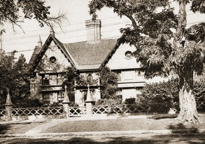 ピカリングハウス、セーラム、マサチューセッツ、1915（セピアトーン凹版グラビア） 作： American School