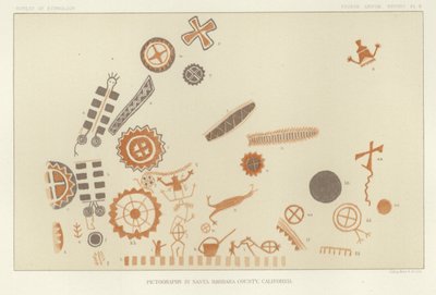 カリフォルニア州サンタバーバラ郡の絵文字 作： American School