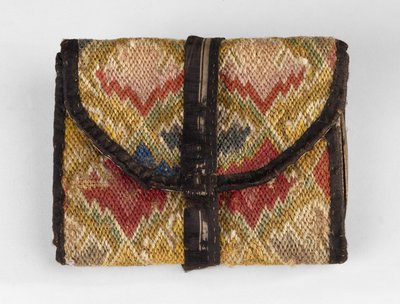 手帳、c。 1750-1800（ウール、リネン、シルク、バックラム） 作： American School
