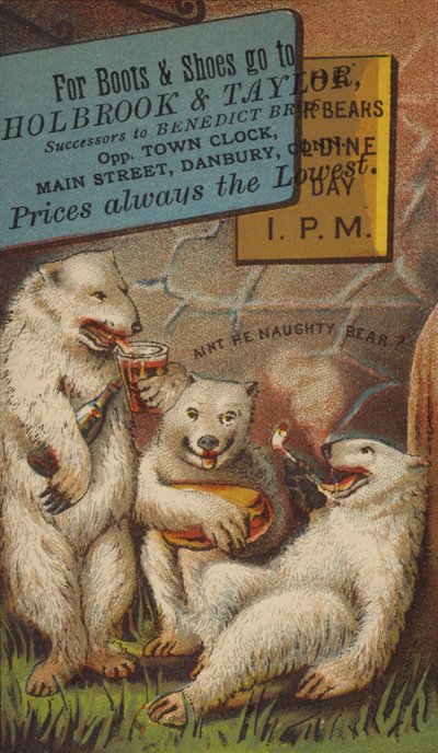 ホッキョクグマの飲酒と喫煙 作： American School