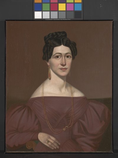 Retrato de Eliza C. Ayres (óleo sobre tela) 作： American School