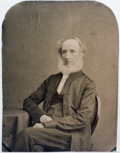 ベンジャミン・アボットの肖像（1793-1870）（写真） 作： American School