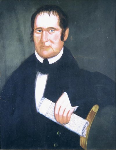 ヘンリー・スティーブンス（1819-86）の肖像 1834年（油彩・キャンバス） 作： American School