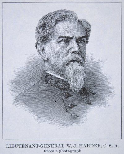 W.J.ハーディー中将（1815-73）の肖像（リトグラフ 作： American School