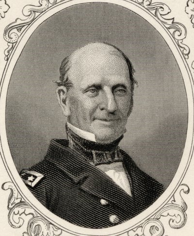 サイラス・ホートン・ストリングハムの肖像（1798-1876） 作： American School