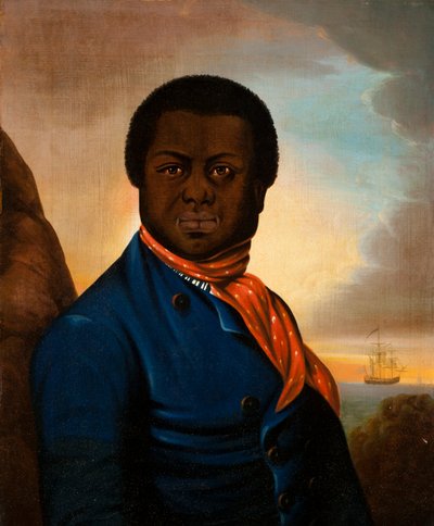 船乗りの肖像（ポール・カフ？）、1800年頃 作： American School
