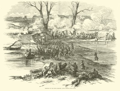1862年12月、バイユーを渡った後の6番目のミズーリ州の位置 作： American School