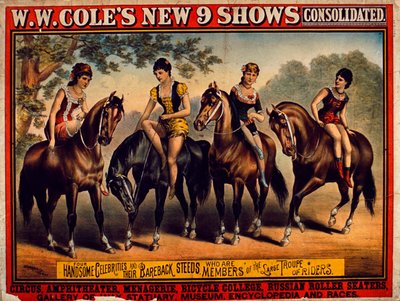 ポスター広告WW Coles New 9ショーの統合 作： American School