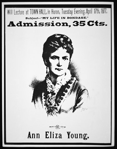 アン・エリザ・ヤング(1804-c.1908)の講演会「My Life in Bondage」の宣伝ポスター 1877年(リトグラフ) 作： American School